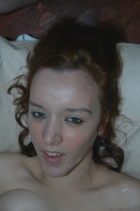 Saucy teen and a blonde MILF taking facial cumshots and swallowing jizz